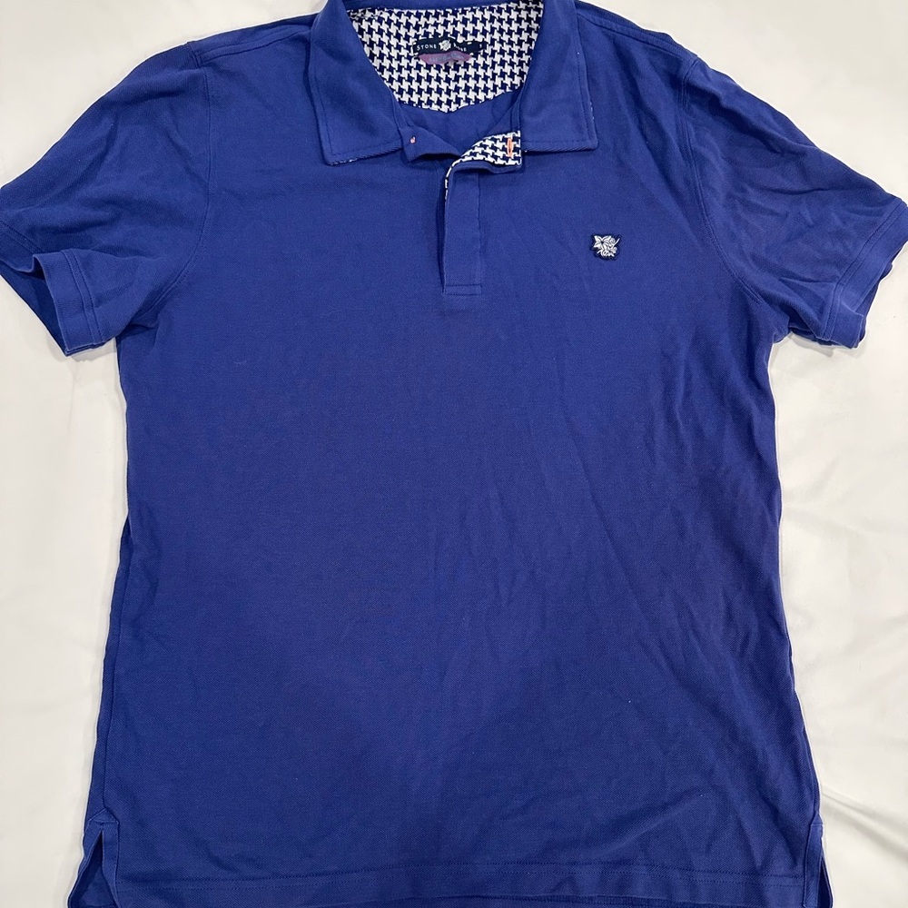 Stone Rose Royal Blue Polo Shirt